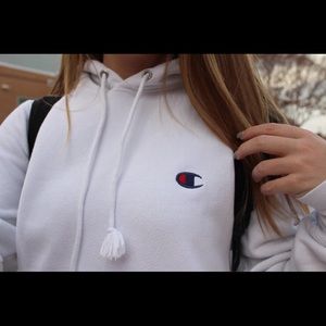 Champion White Sweatshirt